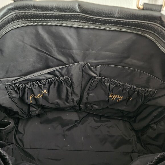 Rebecca Minkoff Black Knocked Up Black Nylon/Leather Diaper Bag with gold hardwa - Picture 11 of 12